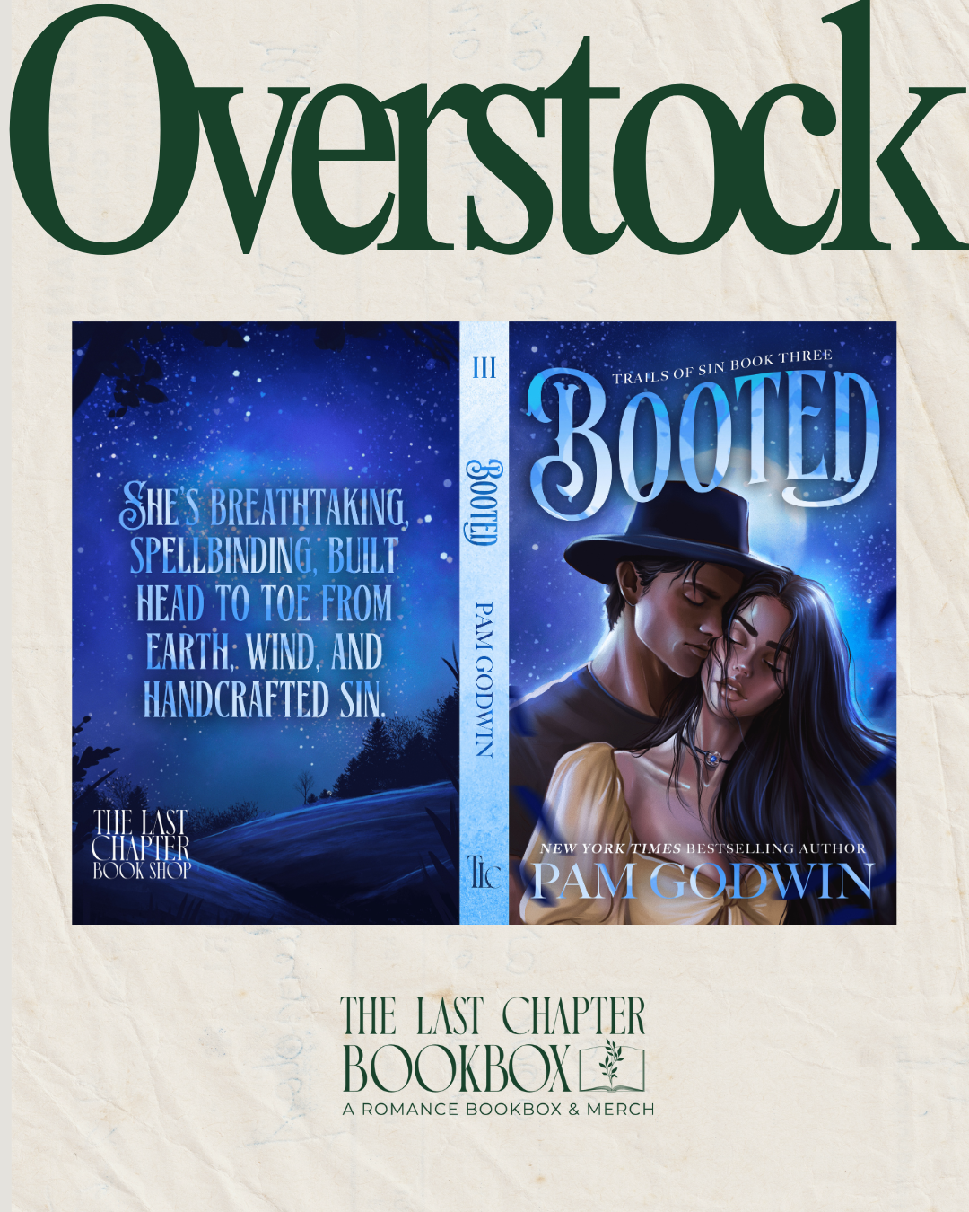 Overstock: Booted- Pam Godwin