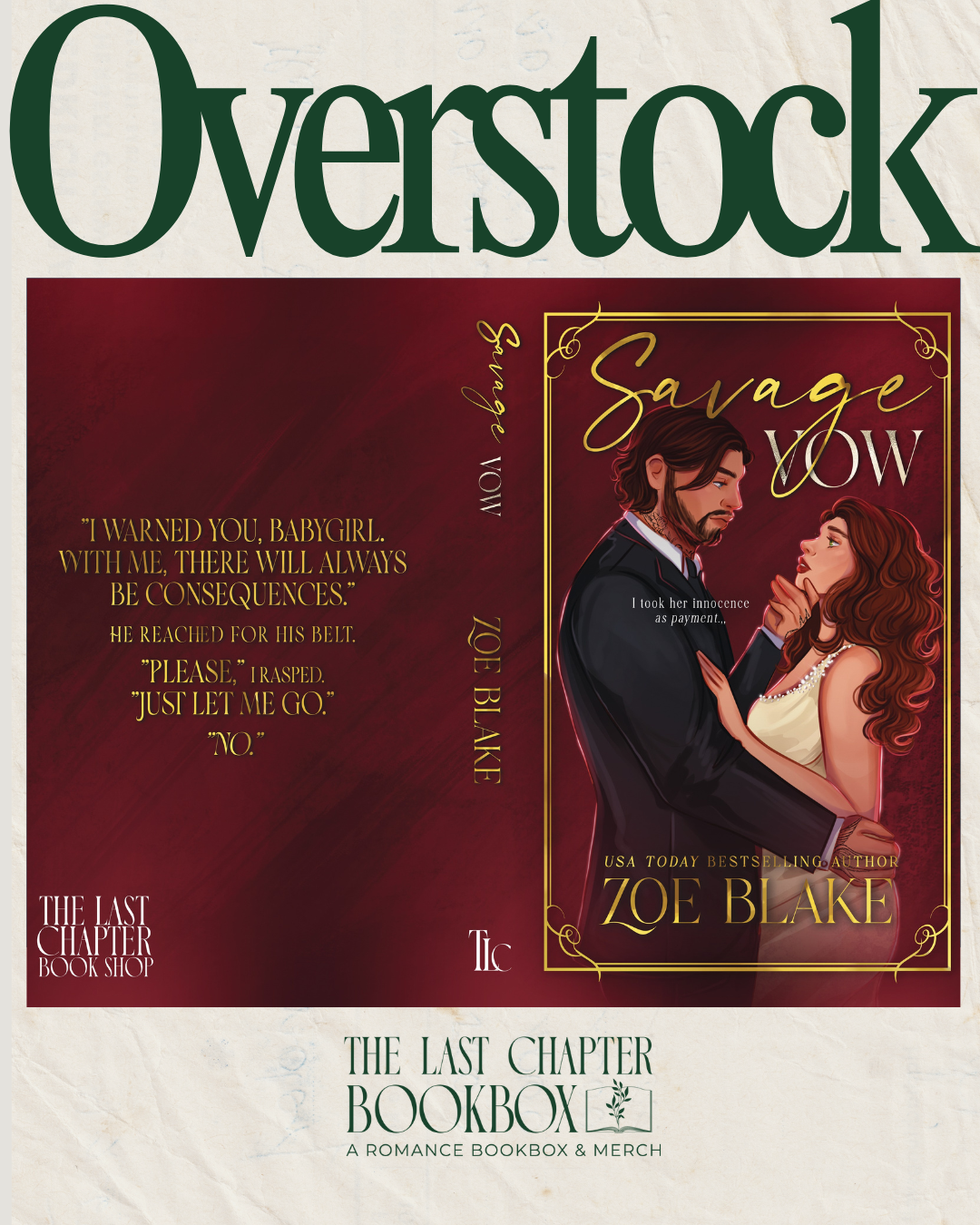 Overstock: Savage Vow by Zoe Blake