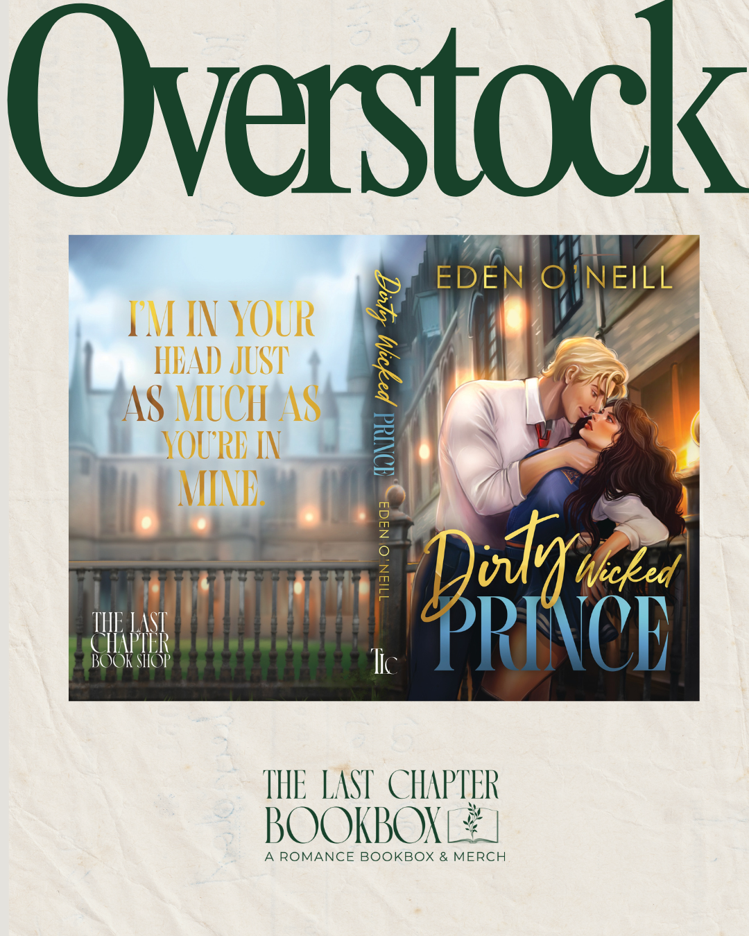 Overstock: Dirty Wicked Prince- Eden O'Neil