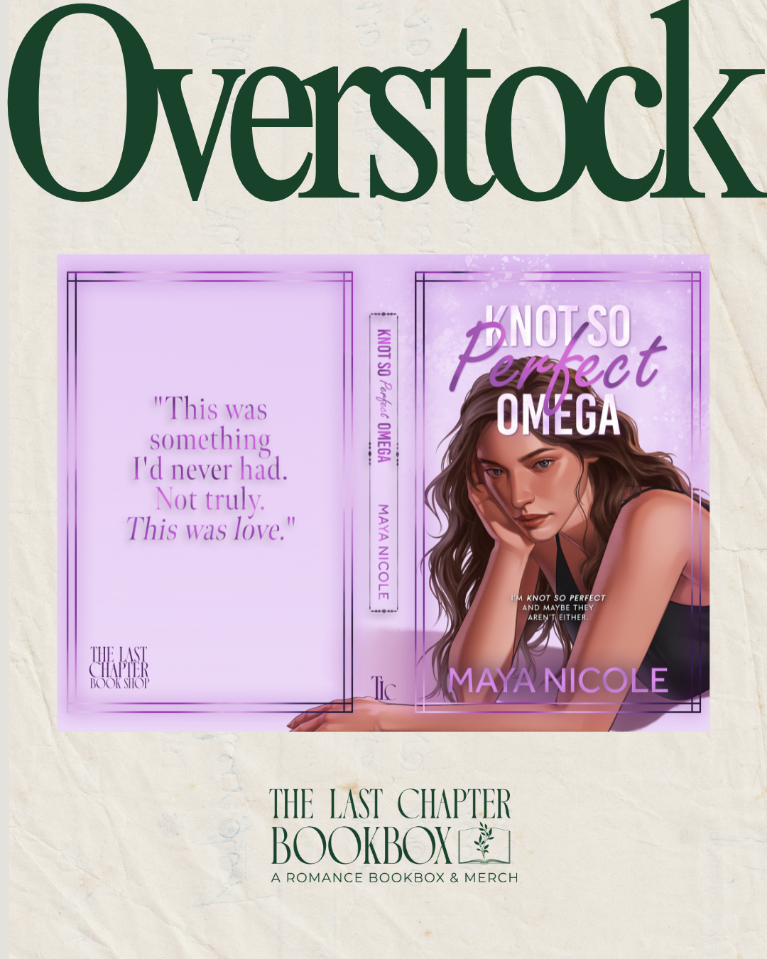 Overstock: Knot So Perfect Omega- Maya Nicole