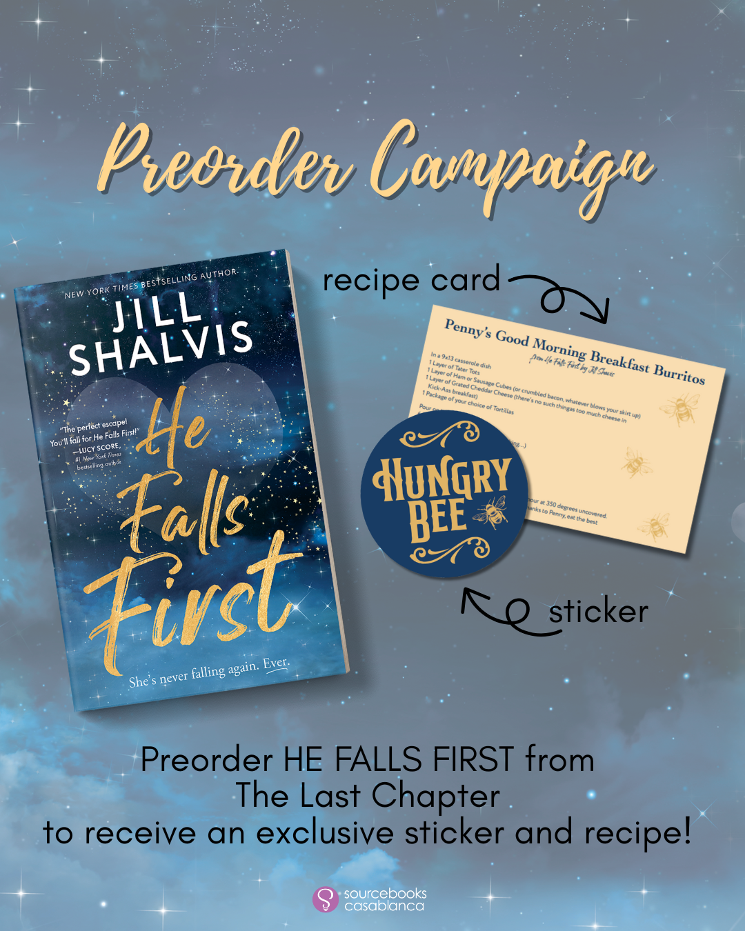 He Falls First Preorder Campaign