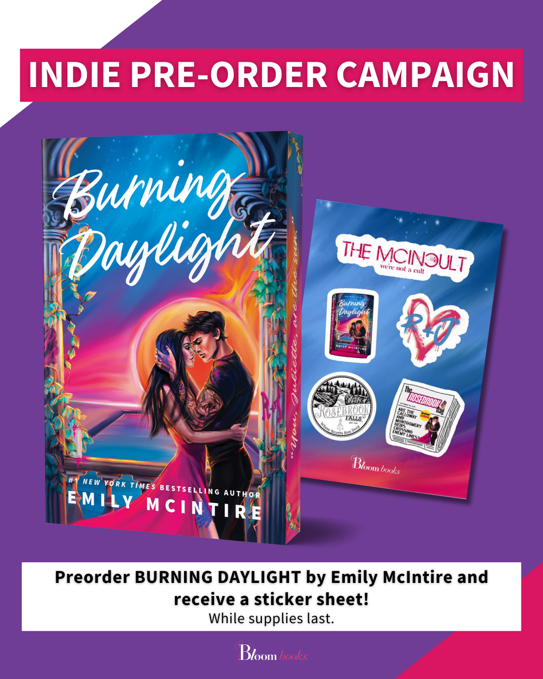 Burning Daylight Preorder Campaign