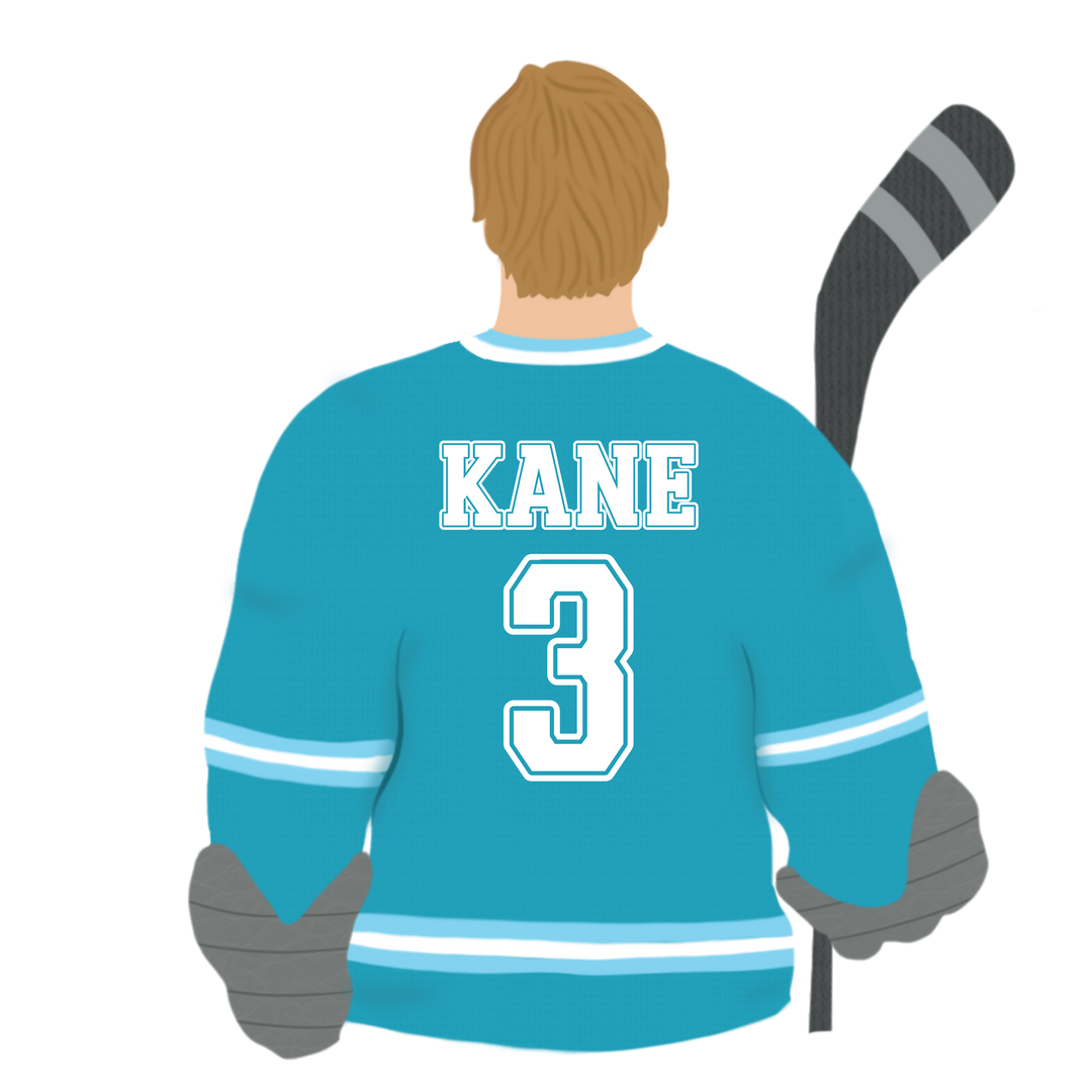 Kane 3 Illustrated Player Sticker - The S.J. Sylvis Shop
