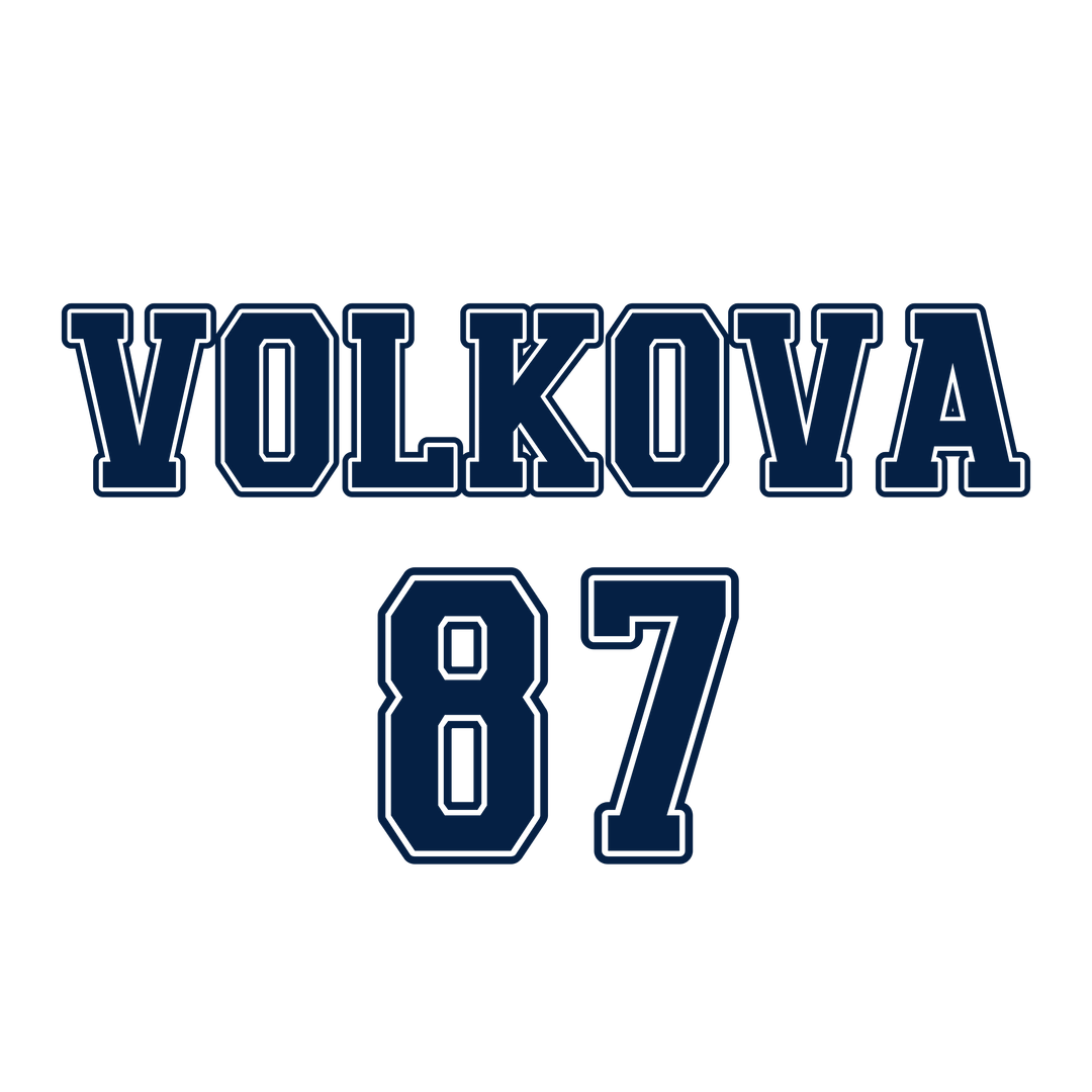 Volkova 87 Sticker - The S.J. Sylvis Shop