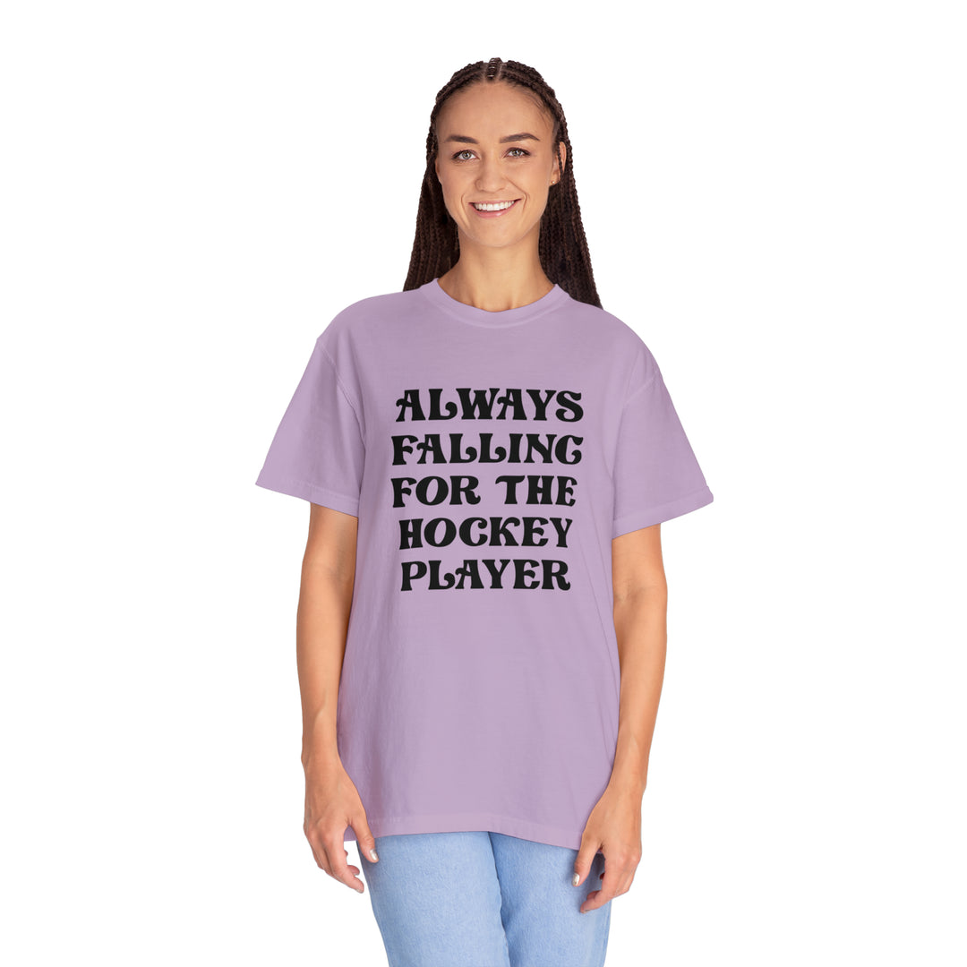 Falling for the Hockey Player Tee