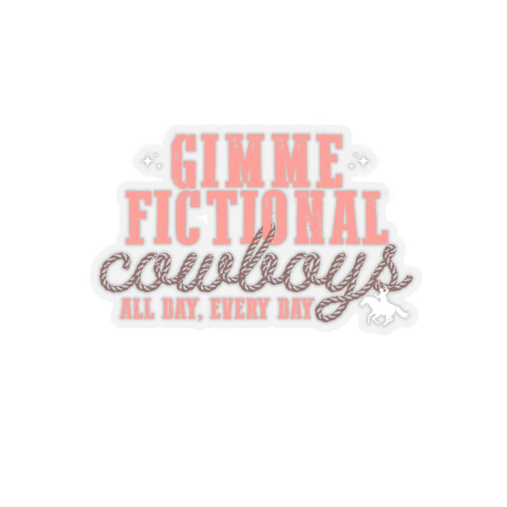 Gimme Fictional Cowboy Sticker