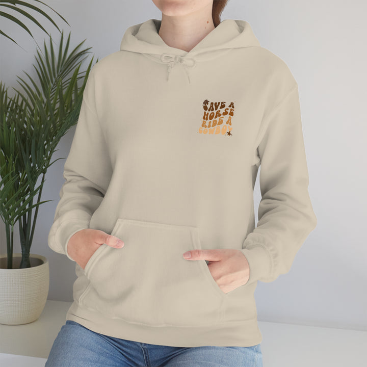 Ride a Cowboy Hooded Sweatshirt