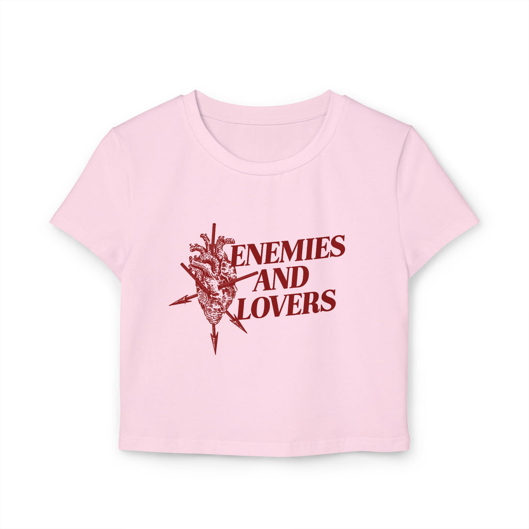 Enemies and Lovers Baby Tee - The Scarlet Letter Collection