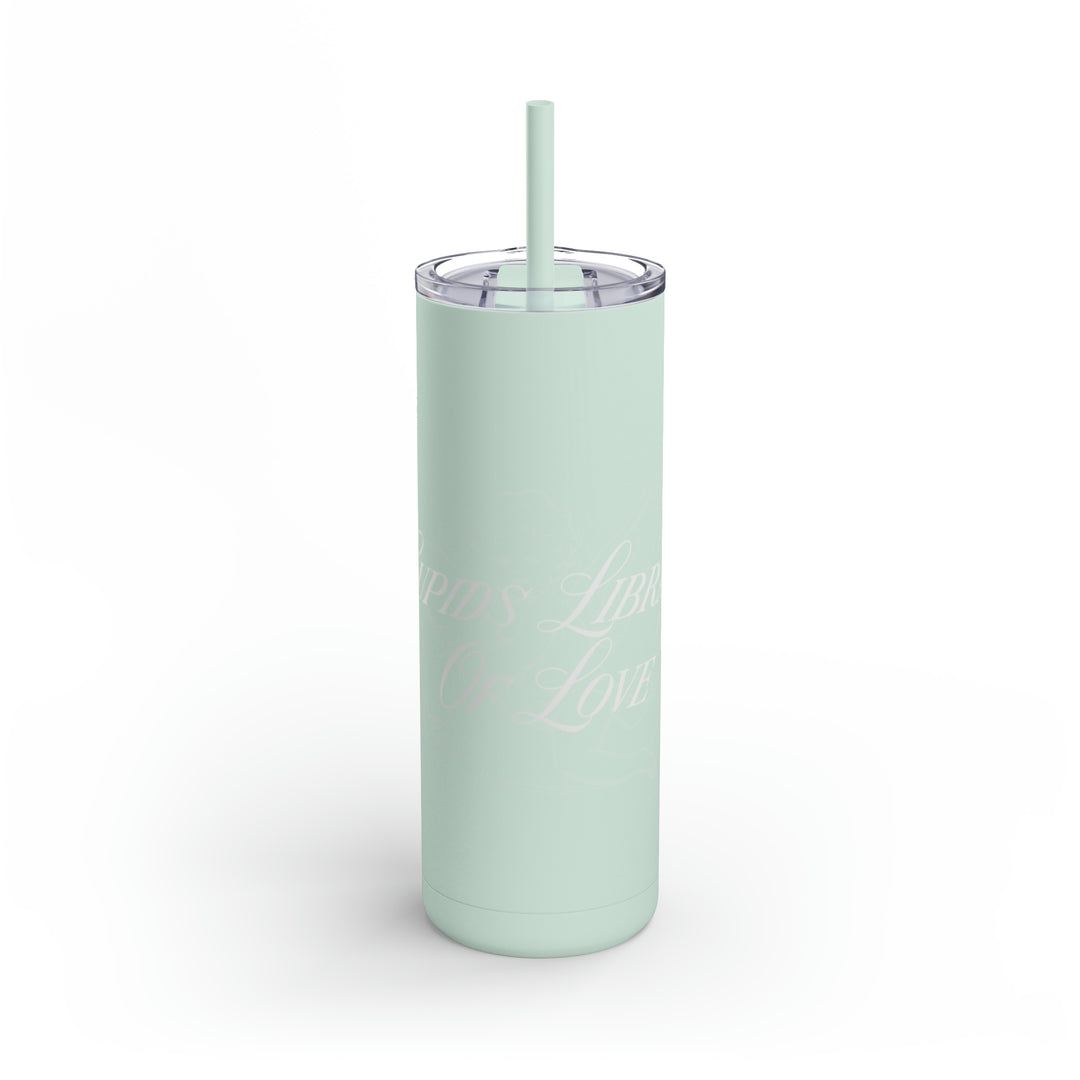 Library of Love Skinny Matte Tumbler, 20oz