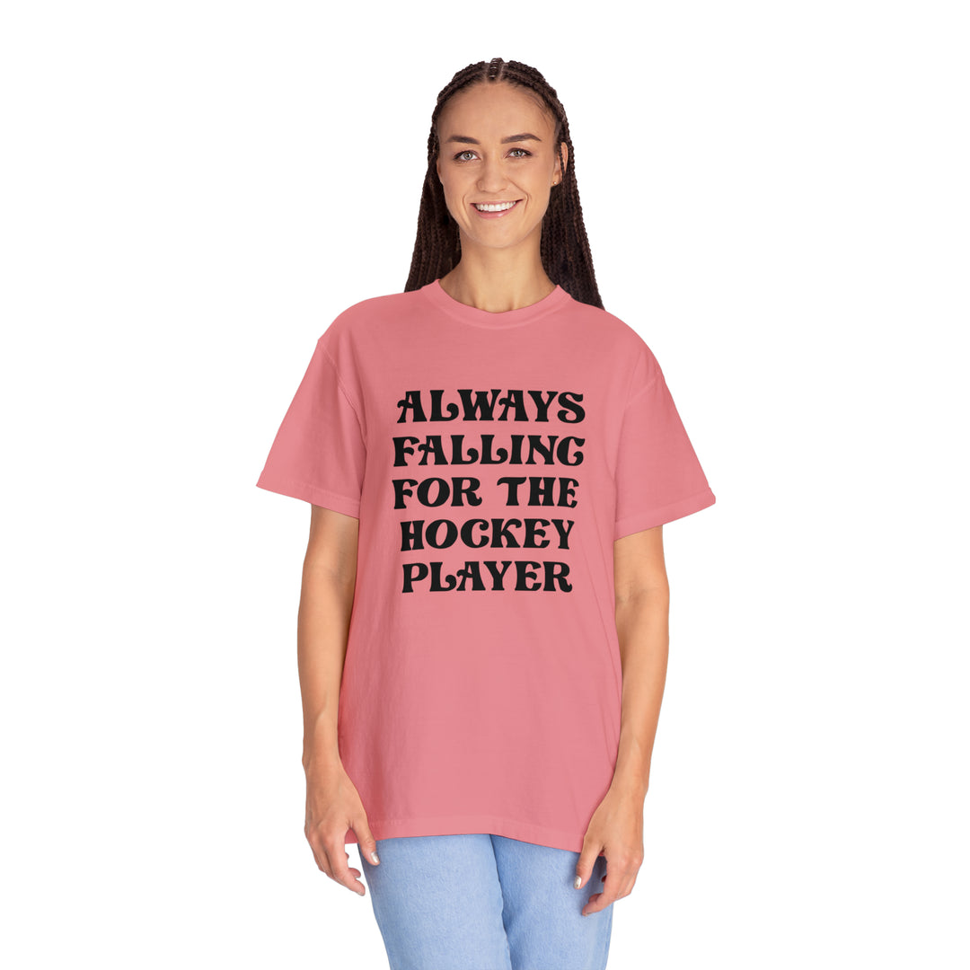 Falling for the Hockey Player Tee