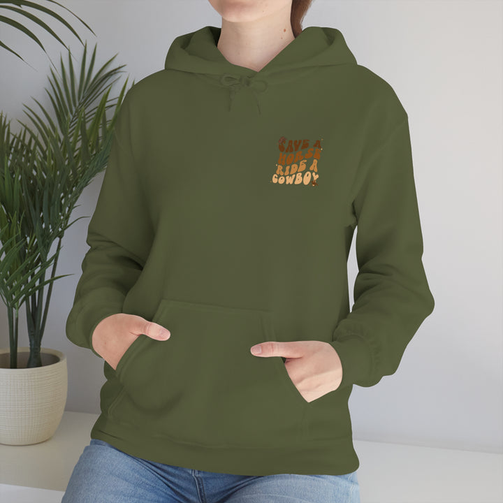 Ride a Cowboy Hooded Sweatshirt