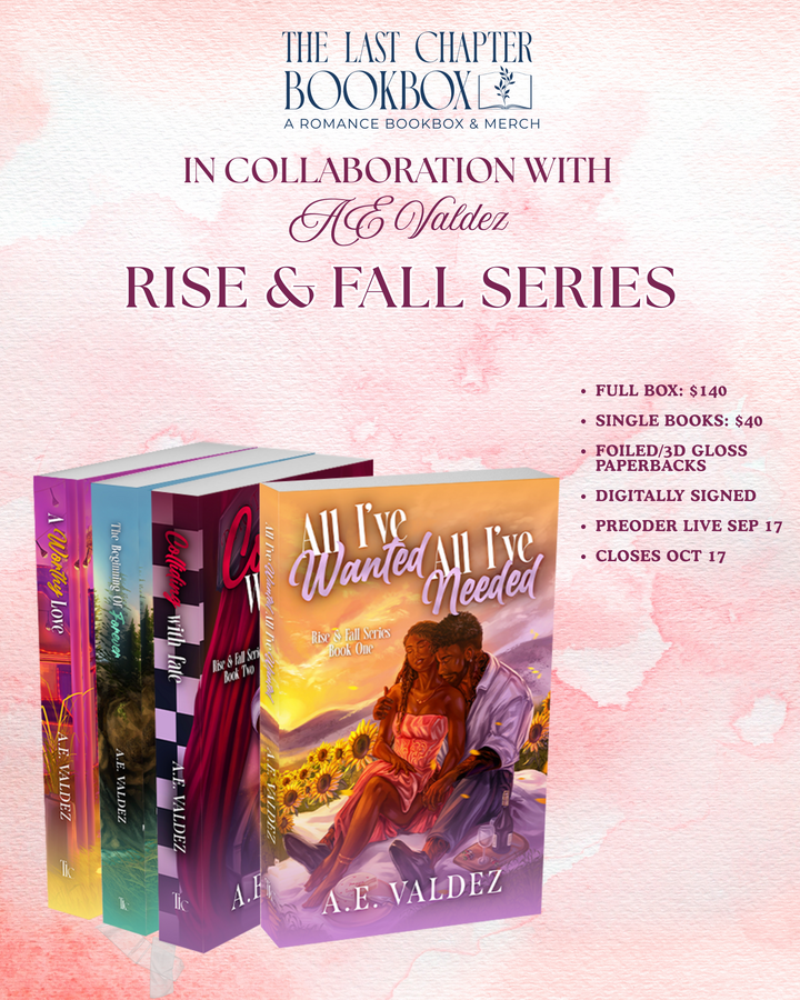 Rise and Fall series by AE Valdez FULL SERIES box