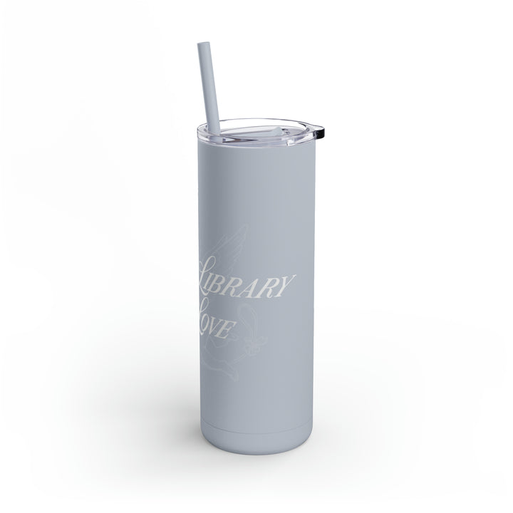 Library of Love Skinny Matte Tumbler, 20oz