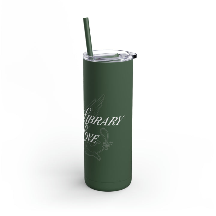 Library of Love Skinny Matte Tumbler, 20oz