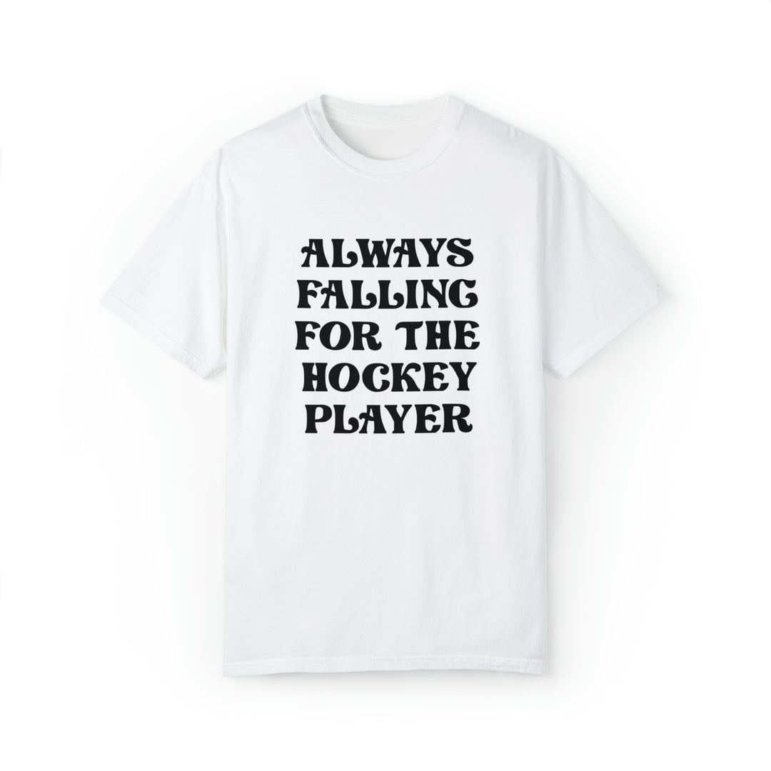 Falling for the Hockey Player Tee