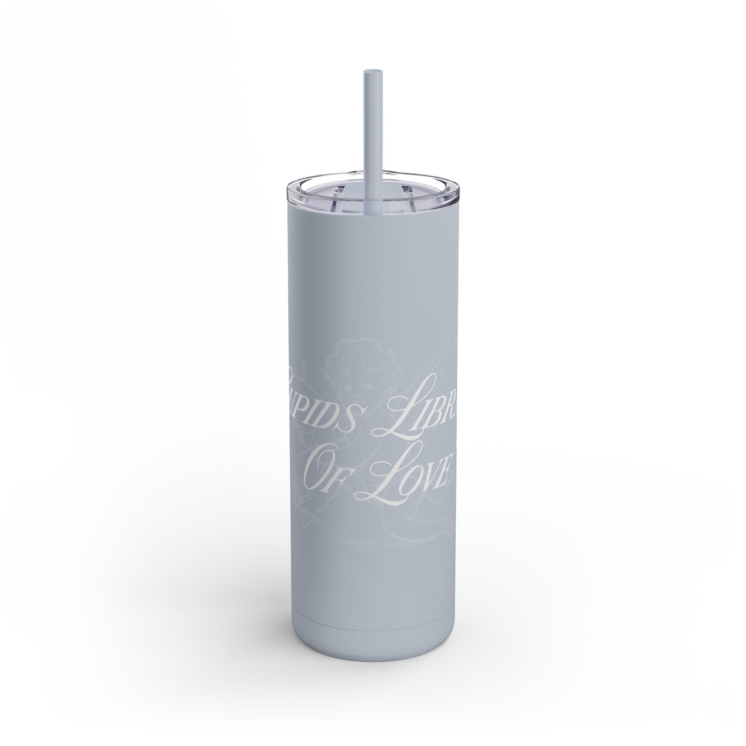 Library of Love Skinny Matte Tumbler, 20oz