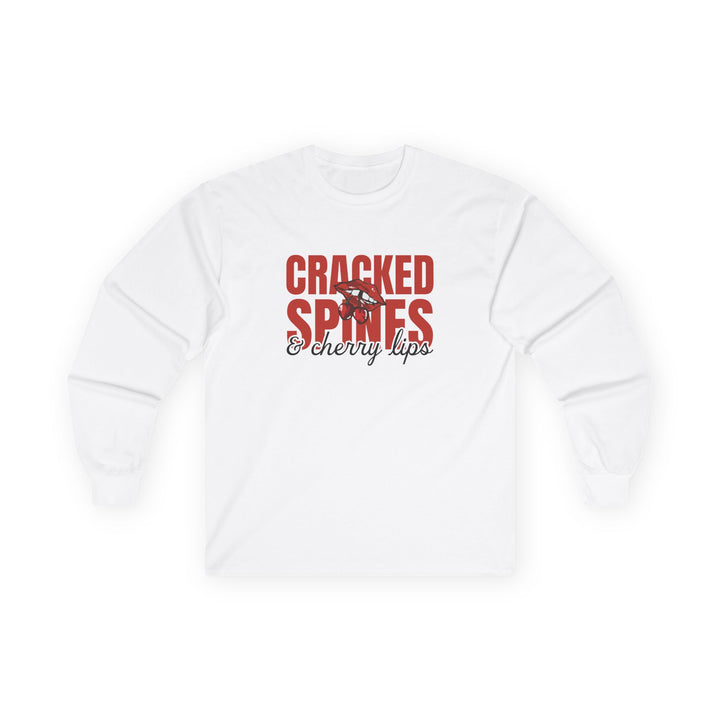 Cracked Spines & Cherry Lips Long Sleeve Tee - THE BIRTHDAY GIRL’S BOOK CLUB COLLECTION