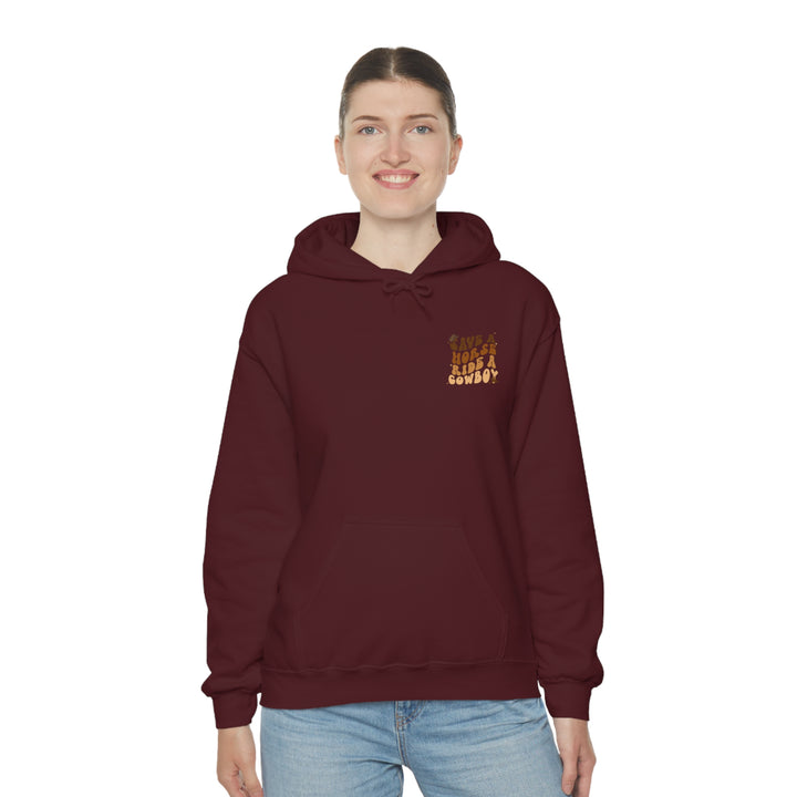 Ride a Cowboy Hooded Sweatshirt