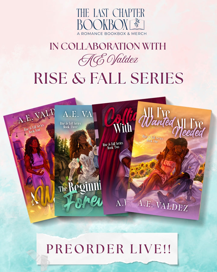 Rise and Fall series by AE Valdez FULL SERIES box