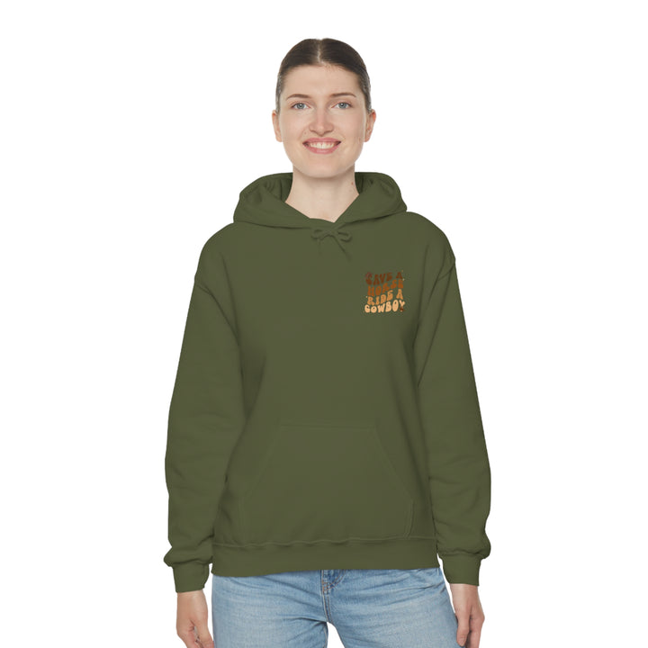 Ride a Cowboy Hooded Sweatshirt