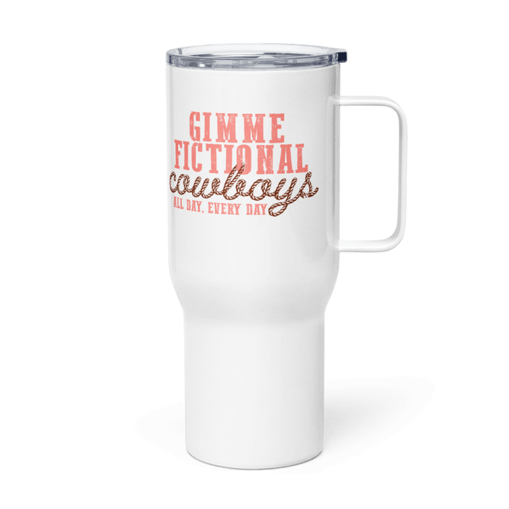 Gimme Cowboys Travel Mug- Ava Hunter Collaboration Collection