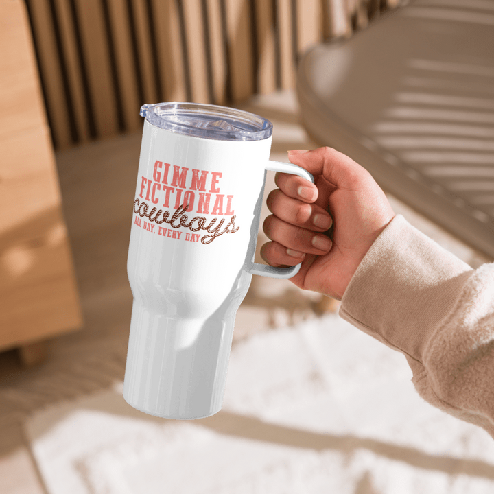 Gimme Cowboys Travel Mug- Ava Hunter Collaboration Collection