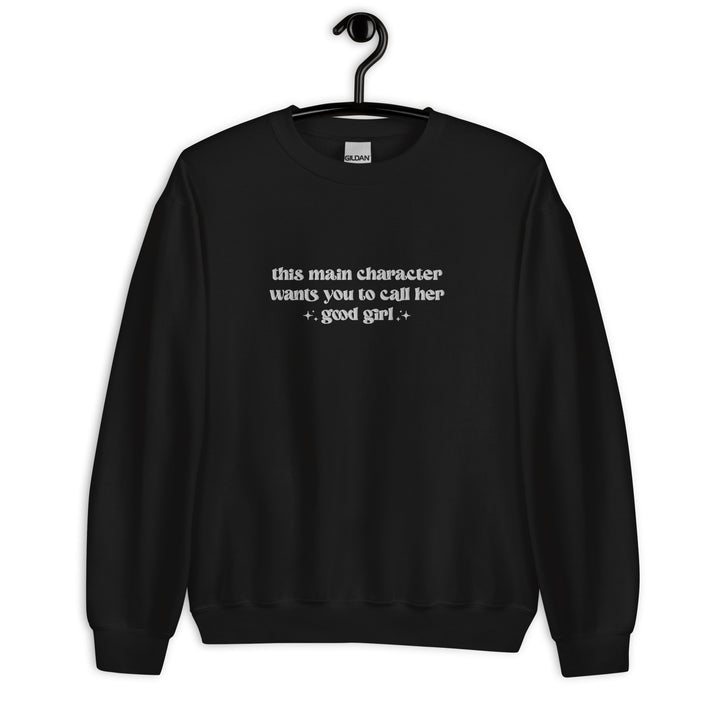 Good Girl Embroidered Crewneck