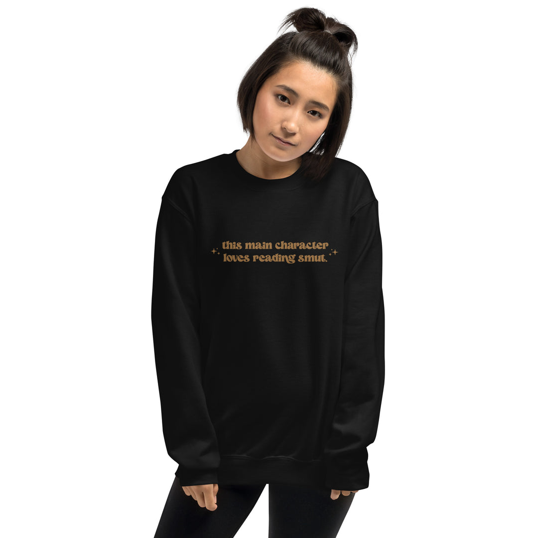 Reading Smut Embroidered Crewneck