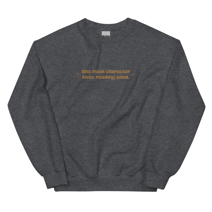 Reading Smut Embroidered Crewneck