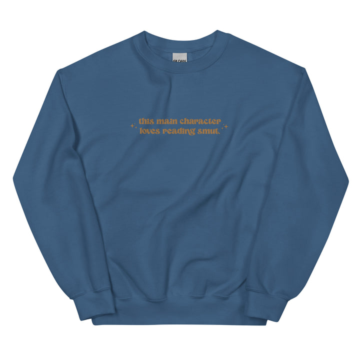 Reading Smut Embroidered Crewneck