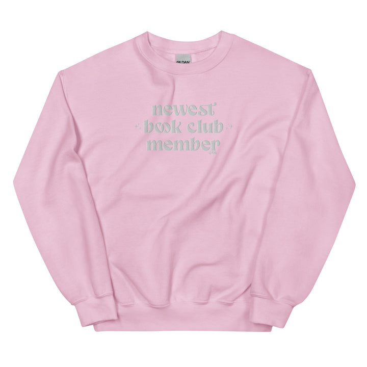 Book Club Embroidered Crewneck