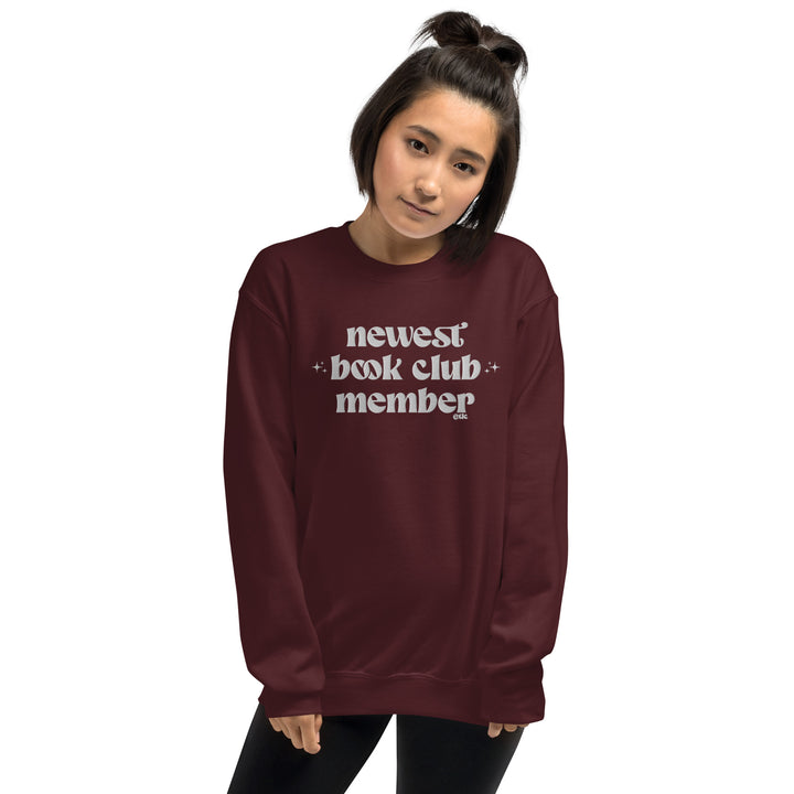 Book Club Embroidered Crewneck