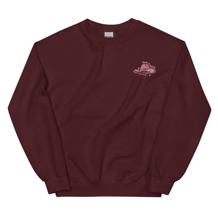 Save a horse embroidered crewneck