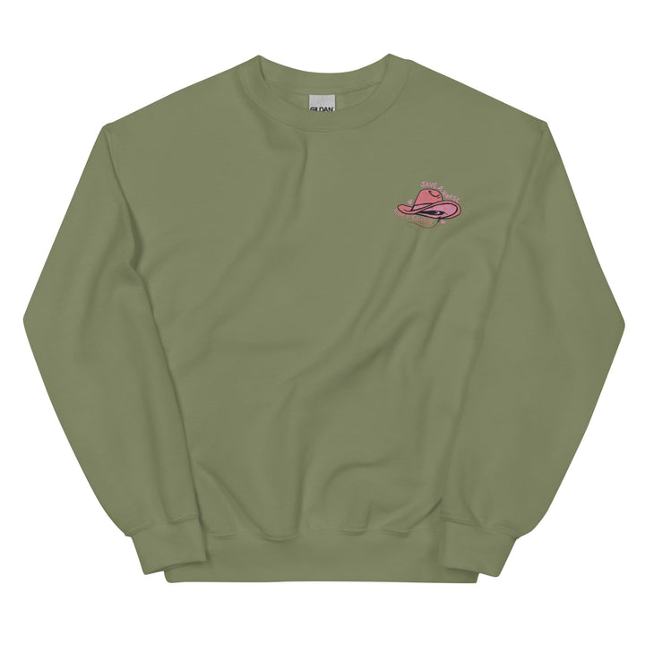 Save a horse embroidered crewneck