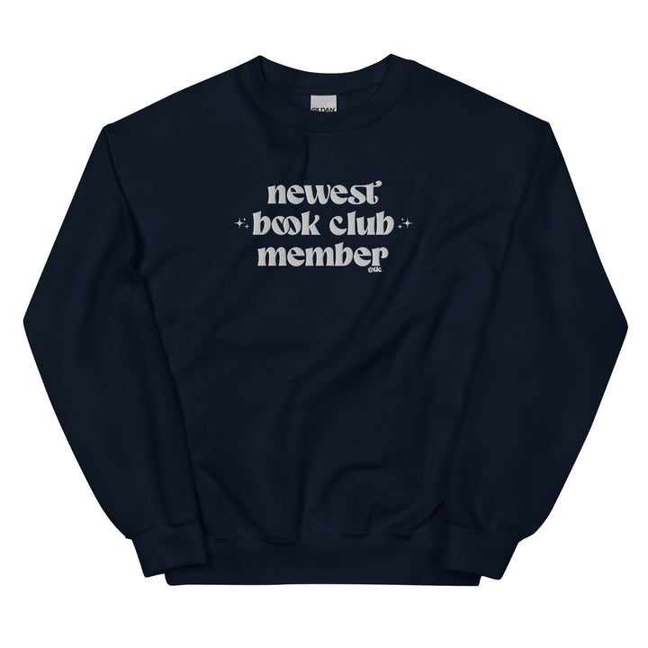 Book Club Embroidered Crewneck