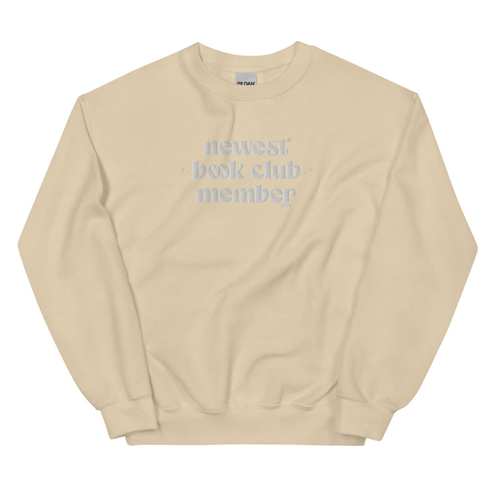 Book Club Embroidered Crewneck