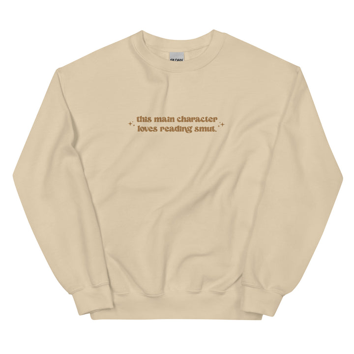 Reading Smut Embroidered Crewneck