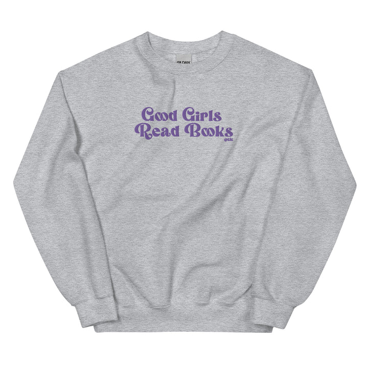 Good Girls Read Embroidered Crewneck