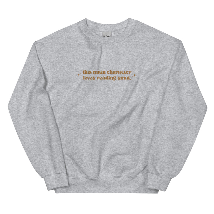 Reading Smut Embroidered Crewneck