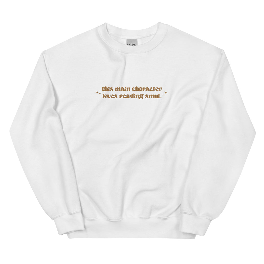 Reading Smut Embroidered Crewneck