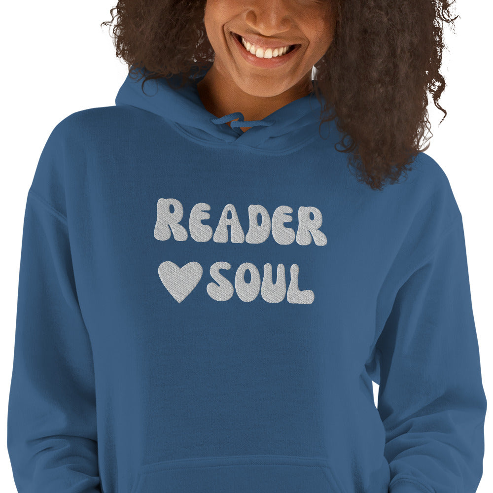 Reader Soul Embroidered Hoodie