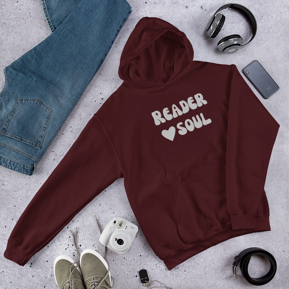 Reader Soul Embroidered Hoodie