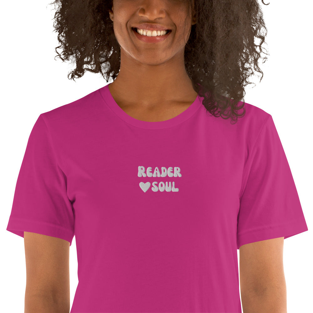 Reader Soul Embroidered t-shirt