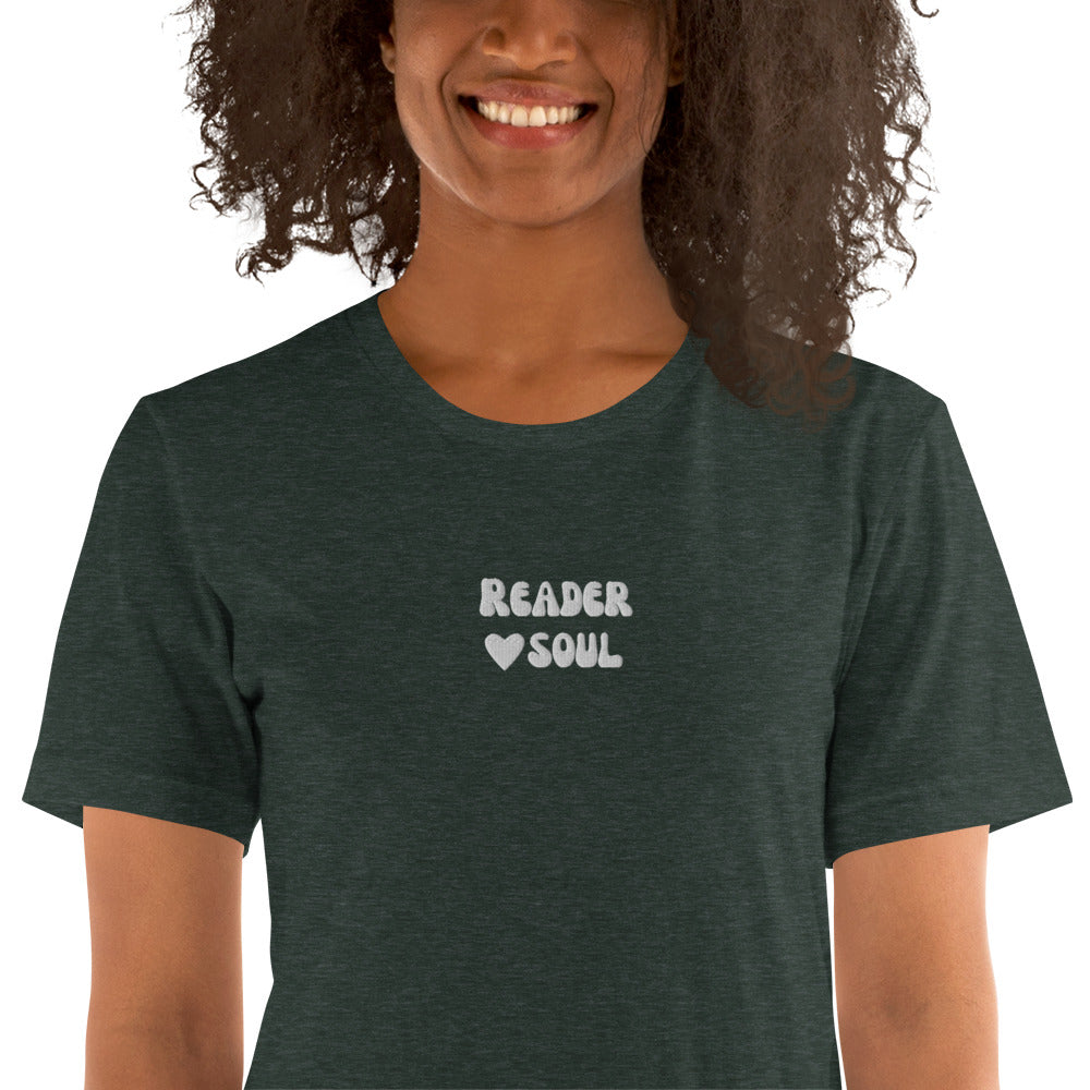 Reader Soul Embroidered t-shirt