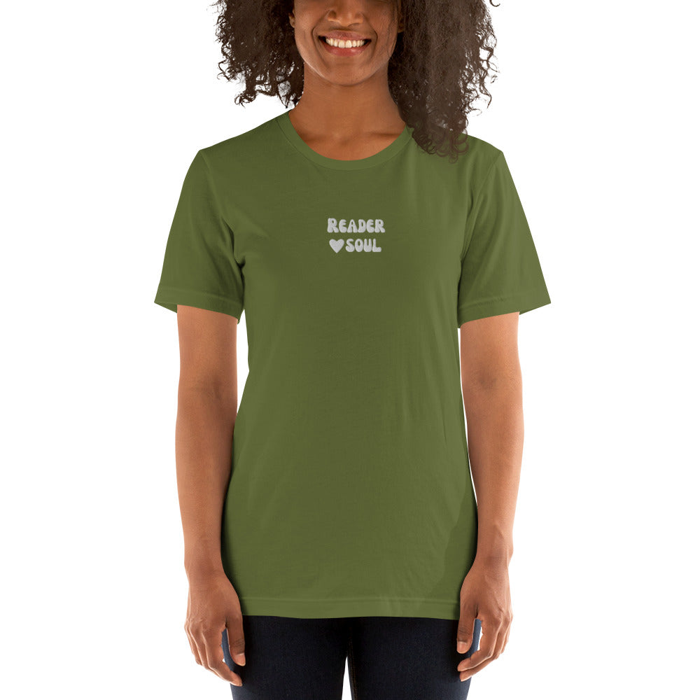 Reader Soul Embroidered t-shirt