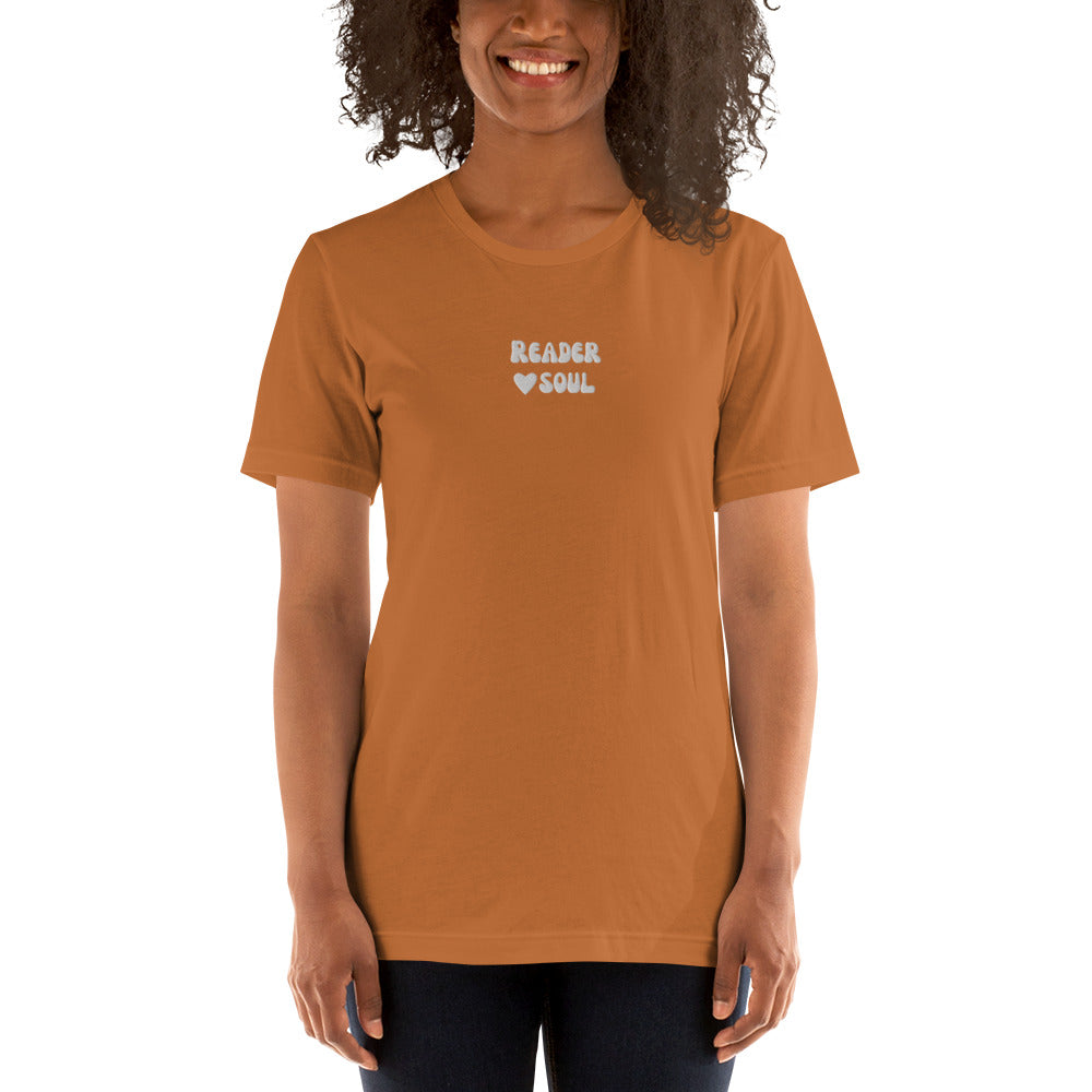 Reader Soul Embroidered t-shirt