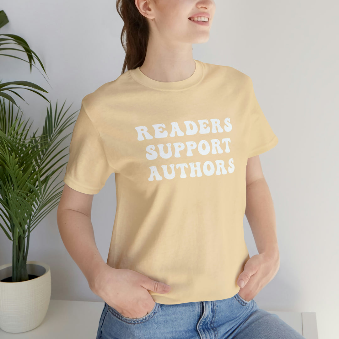 Readers Support Authors Short Sleeve Tee