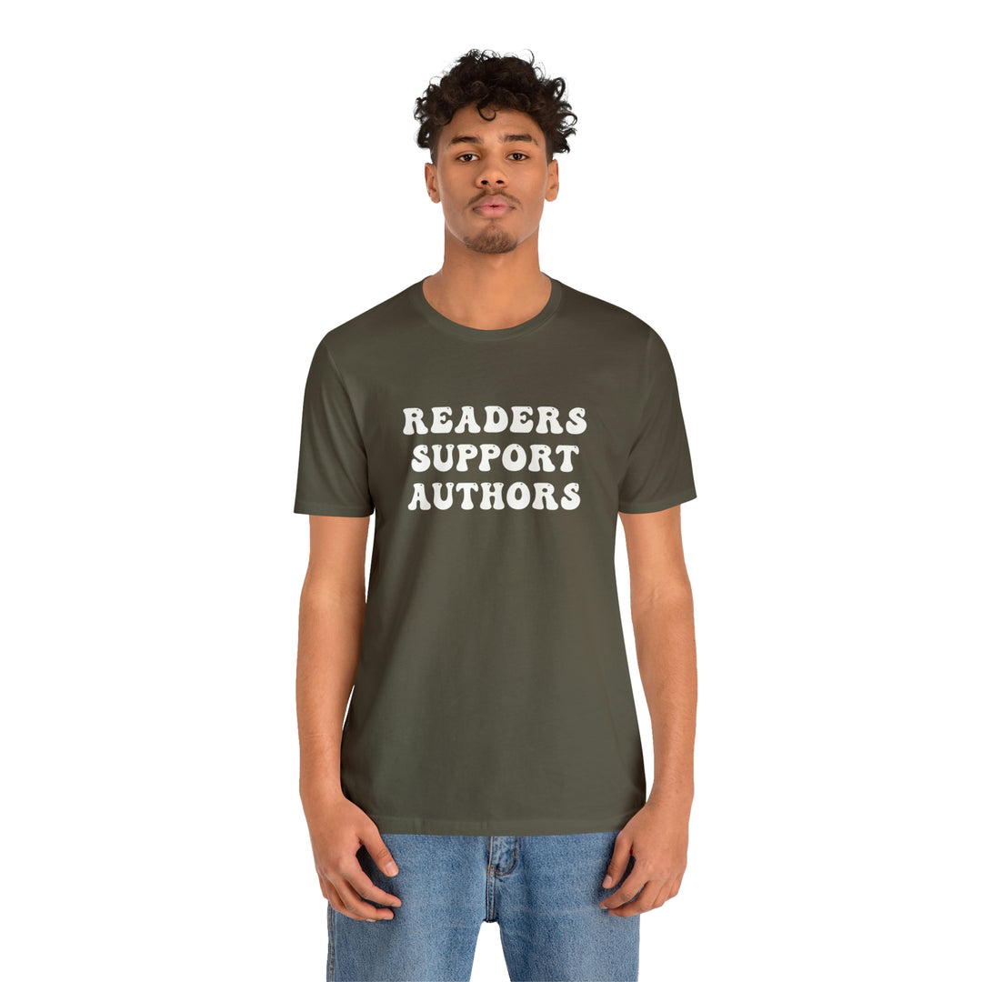 Readers Support Authors Short Sleeve Tee