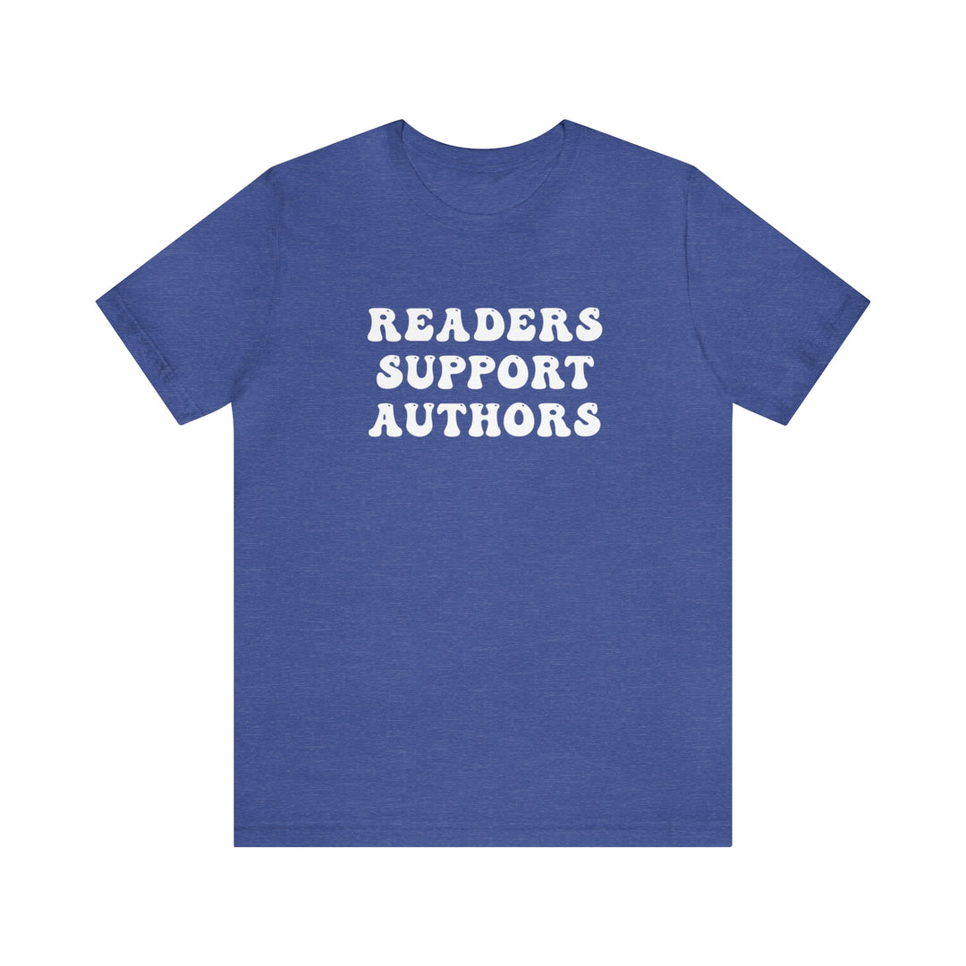 Readers Support Authors Short Sleeve Tee