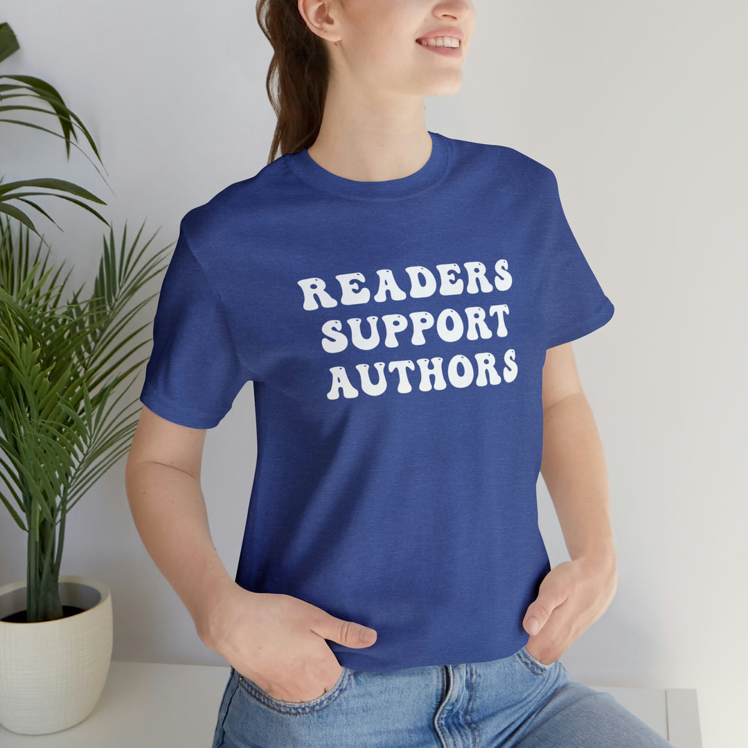 Readers Support Authors Short Sleeve Tee